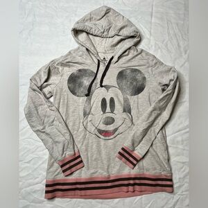 Disney Parks light weight Cream/gray Hoodie